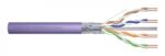 ASSMANN Cablul de instalare DIGITUS Cat. 6, F/UTP, Dca, AWG 23/1, LSOH, 100 m, violet (DK-1624-VH-1)