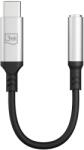 3mk Protection Cablu de date 3MK Adapter, tata USB-C la mama jack 3.5 mm, Argintiu (5903108518055)