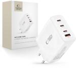 Tech-Protect NC120W-GAN 4-port hálózati töltő adapter PD 120W / QC3.0 fehér
