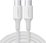 UGREEN Cablu de date UGREEN US300, 2x USB-C, 5A, 100W, 2m, Alb (6957303865529)
