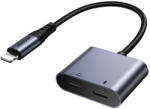 JOYROOM Cablu de date Joyroom SY-L02, Lightning tata la 2x Lightning mama, 2.4A, Negru (057984)