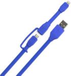 Tylt Cablu de date Tylt Duo, Lightning/MicroUSB, 0.6m (Albastru)
