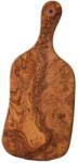 Ruffoni prémium vágódeszka, 33x16 cm, olajfából készült, kézzel készített Olaszországban, réz akasztó, ideális ajándék, különleges modell, natúr fa (X1021)