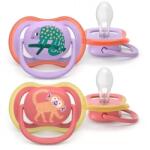 Philips Set 2 Suzete Philips-Avent Ultra Air SCF349/47 Ortodontice fara BPA +18luni Multicolor (SCF349/47)
