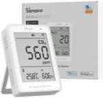 SONOFF AirGuard CO2 SAWF-08P - levegőminőség-érzékelő, Matter, Wi-Fi, fehér (SAWF-08P)