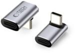 Tech-Protect Cablu de date TECH-PROTECT UltraBoost AA02, USB-C tata - USB-C mama, 100W, Gri (5906302367979)