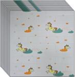 NEXTLY 10 db-os 3D NEXTLY öntapadós tapéta szett, falra vagy mennyezetre, vízálló, állítható, erős ragasztóval, könnyen felhelyezhető, fedett terület 5, 3 m2, 70x77 cm, modern design, krémzöld, kód 7373-31 (