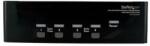 StarTech - 4 portos DVI VGA kétmonitoros KVM kapcsoló USB hanggal és USB 2.0 elosztóval - SV431DDVDUA (SV431DDVDUA) - emag