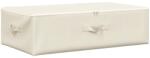 vidaXL krémszínű szövet tárolódoboz 70 x 40 x 18 cm 332907 (332907)