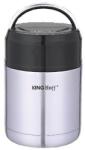 Kinghoff Термос за храна Kinghoff KH 4375, 800 ml, неръждаема стомана, двycлoeн кopпyc, инокс (KH 4375)