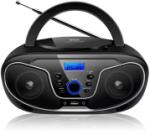 Bravo hordozható rádió CD lejátszóval, fekete (B-6037BK) (B-6037BK)