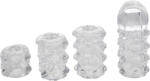 SuperLove Stimulating Penis Sleeve Set Transparent
