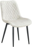 TEMPO KONDELA Étkezőszék, krémszínű/fekete, ZAINA TYP 1