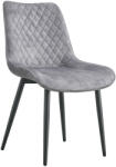 TEMPO KONDELA Étkezőszék, világosszürke/fekete, ZAINA TYP 1