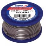 DEDRA-EXIM Lágyforrasztó huzal DEDRA 31L92525 2, 5mm 250g 97%Sn SN97Cu3 DED-31L92525 (31L92525)