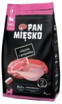 Pan Mięsko PAN MIĘSKO Borjúhús fürjjel kölyökkutyáknak, száraz táp (L) 9 kg