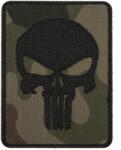 TM Patch Punisher 76 x 11 mm - Negru