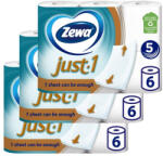Zewa INGYENES SZÁLLÍTÁS - Zewa Just 1 toalettpapír 5 rétegű (3x6 tekercs)