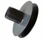 Portos Tekercselő kerék külső redőnyökhöz, tartóval, 155mm (165mm-es dobozhoz) (KołoOśStała156 - RKZ82)