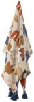 Bloomingville Pătură maro din bumbac reciclat 130x160 cm Anniversary - Bloomingville Patura