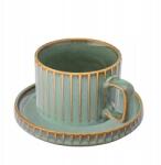 Altom Design Csésze csészealjjal Altom Design Reactive Sage porcelán 220 ml 1 db (GRA00007569)