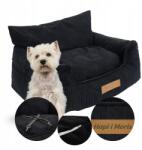 DOGESTE Gyerekülés szállító 2 kutya autós ülés fekhely Ingyenes (COMFI XXL SZTRUKS CZARNY)