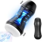 AlvUp - szívó rezgő maszturbátor (fekete) - sexshopcenter