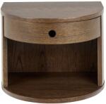 Actona Sötét natúr színű éjjeliszekrény tölgyfa dekorral Paron - Actona - bonami - 55 320 Ft