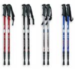 Nordic Walking túrabotok, 135cm, 1 pár, 2db, kék, piros, ezüst, fekete (kijki)