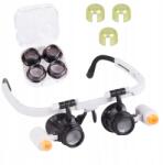 Verk Group Nagyító szemüveg precíziós fejszerviz 2 led 25x