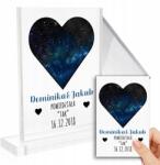 Style Couture Akril Üveg Képkeret Ajándék Csillagtérkép Név Mintával