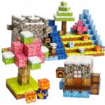 Doris Mágneses Építőkockák 3D Építőkockák Kocka Készlet XL 100db Tél (Klocki magnetyczne sześciany kostki pixele)