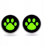 Hopki Fülbevaló Klipszek Fekete Cica Mancs Cica Fülcsipesz Tavasz