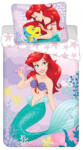 Disney Hercegnők Ariel Pink ágyneműhuzat 140×200cm, 70×90 cm Nr2