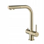 Blue Water Háromutas álló konyhai csaptelep Blue Water Apala antik sárgaréz (5901730616255)