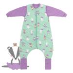 Slumbersac Sac de dormit cu picioruse si maneca lunga detasabila Ballerina 100 cm + manseta 2.5 Tog (CJ273-25FSN)