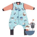 Slumbersac Sac de dormit cu picioruse si maneca lunga detasabila Pirate 80 cm + manseta 1.0 Tog (CJ261-10FSN)