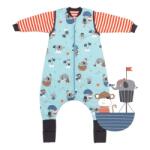 Slumbersac Sac de dormit cu picioruse si maneca lunga detasabila Pirate 120 cm + manseta 1.0 Tog (CJ265-10FSN)