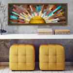 Evila Originals Tablou MDF Evila Originals, Multicolor, 120x40 cm (836EVL4525)
