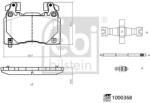 Febi Bilstein set placute frana, frana disc FEBI BILSTEIN 1000368 (1000368)