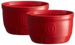 Emile Henry Ramekin LE N°10, 2 db szett, vörös burgundi, Emile Henry (EH344010)