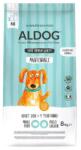 Aldog Maintenance Mini 8kg kutyatáp + Wet White Wave konzerv 6x400g
