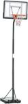 Homcom Kosárlabda Palénk, Állítható Magasságú, 255-305 cm, Fekete (A61-013)