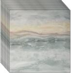 NEXTLY 20 db-os NEXTLY márvány utánzatú öntapadós tapéta szett, vízálló, állítható, erős ragasztóval, könnyen felhelyezhető, fedett terület 7, 2 m2, 60x60 cm, 2 mm vastagság 250-21 (s20-250-21)