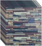 NEXTLY 50 x 3D NEXTLY öntapadós tapéta készlet, falra vagy mennyezetre, vízálló, állítható, erős ragasztó, könnyen felszerelhető, lefedettség 26, 5 nm, 70x77 cm, modern design, sokszínű, 89-es kód (s50tpt89m