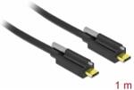 Delock USB 3.1 Type C Összekötő Fekete 1m 83719 (83719)
