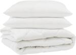 vidaXL Paplan párnával 3 pcs Fehér Mikroszálas 3377538 (3377538)