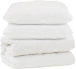 vidaXL Paplan párnával 3 pcs Fehér Mikroszálas 3378181 (3378181)