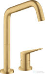 Hansgrohe AXOR Citterio M 2 üléses mosogató csaptelep DN15, szálcsiszolt arany hatású 34820250 (34820250)