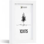  Fa képkeret vízszintesen függőlegesen lógó 10x15cm Fehér (X001TW4EPD)